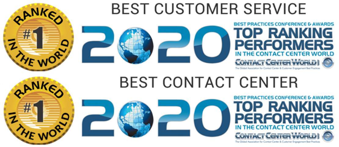 VeriCall named Best in The World with two GOLD awards in the Global Top Ranking Performers Ceremony from Contact Centre World